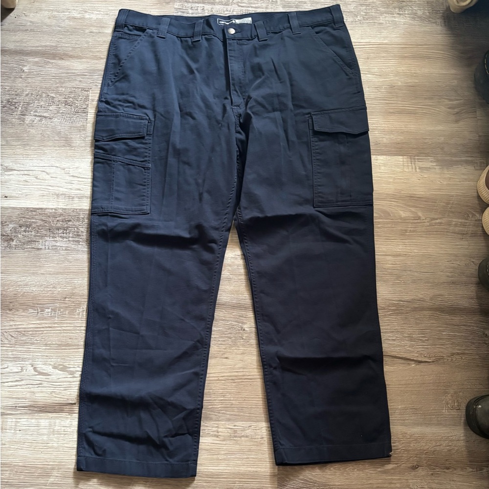 NWT Carhartt Rugged Flex Relaxed Fit Canvas Cargo Work Pant - Picture 2 of 8